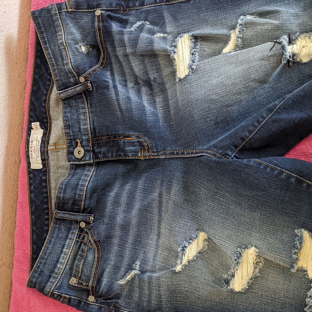 Torrid ripped jeans